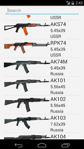 Kalashnikov Variants