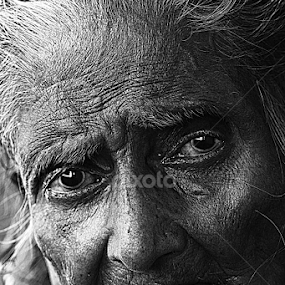 tiered of life by Srimanta Ray - Black & White Portraits & People