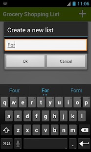Free Grocery Shopping List APK