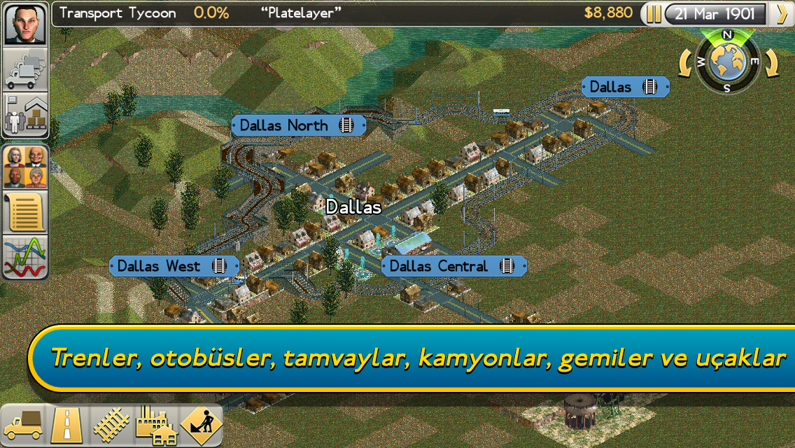 Transport Tycoon Android Tren Uçak Gemi Taşımacılık Kargo Simülasyon Oyunu APK İndir - androidliyim