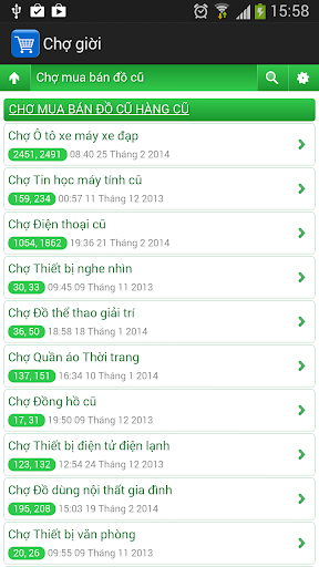 Chợ giời - Mua bán rao vặt