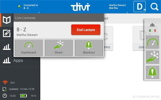 Divi ClassControl - Student