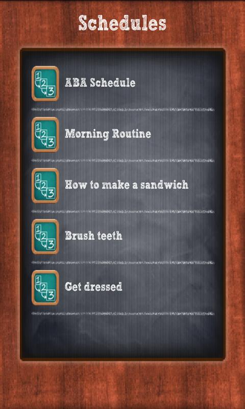 First Then Visual Schedule Screen 1