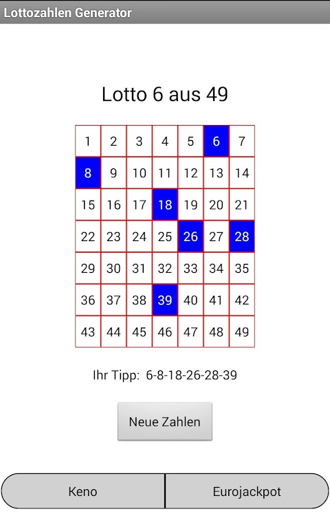 Lottozahlen Generatorのおすすめ画像2