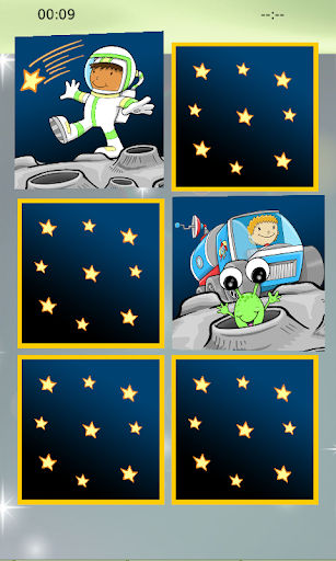 Astronaut Boy Memory Puzzle