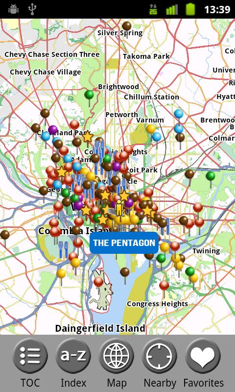 Washington, DC - Travel Guide Screen 2