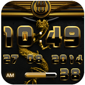 dragon digital clock gold.apk 2.30