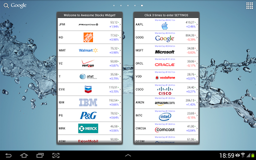 Awesome Stocks Widget PRO