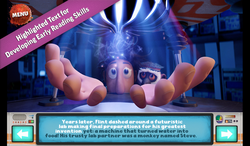 Cloudy w/a Chance of Meatballs Screen 2