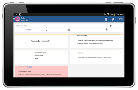 Odoo Mobile - screenshot thumbnail