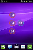 Simple Battery Widget Red