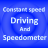 Constant speed Driving mobile app icon