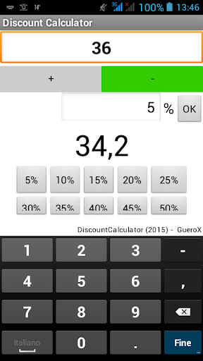 Market Discount Calculator