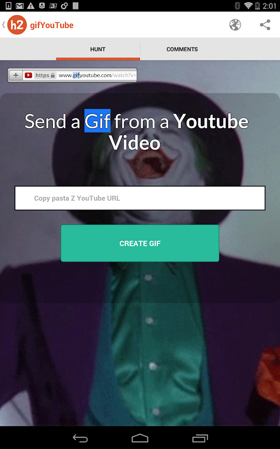    hunter2 - Product Hunt Client- screenshot  