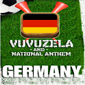 GERMANY VUVUZELA and ANTHEM! logo