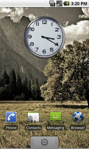 Modern Clock Widget