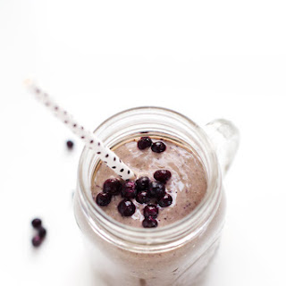 Honey and Wild Blueberry Smoothie