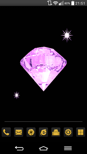 Pink Diamond Live Wallpaper