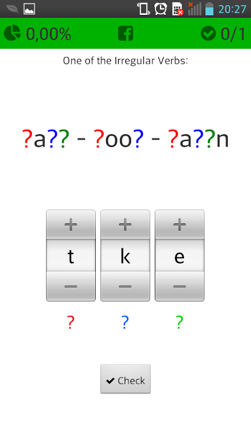 bear meaning bore borne of Apps Play Verbs Google   Smart Irregular on Android