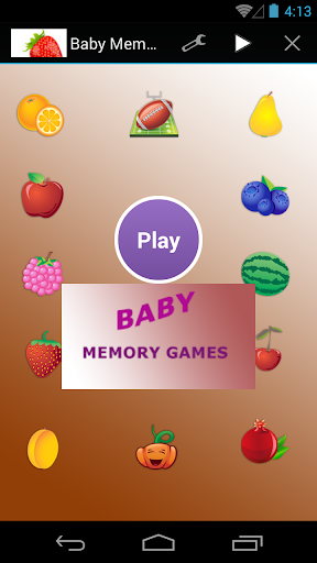 Baby Memory Games