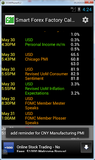 【免費財經App】Smart Forex Factory Calendar-APP點子