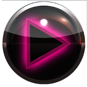 poweramp skin glow pink