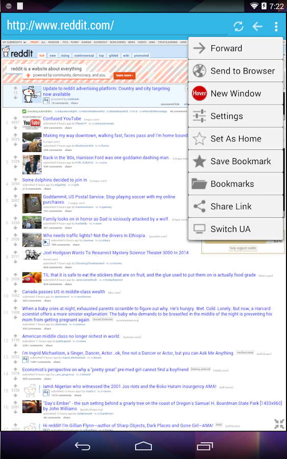 Hover Browser - screenshot