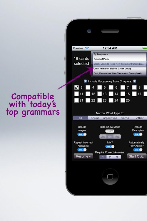 Android application FlashGreek - Greek Flashcards screenshort