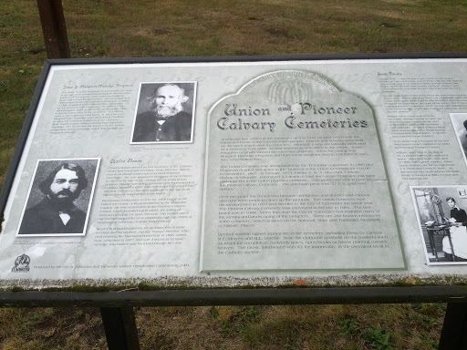 Union Pioneer Calvary Cemetery Marker