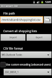 OI Convert CSV