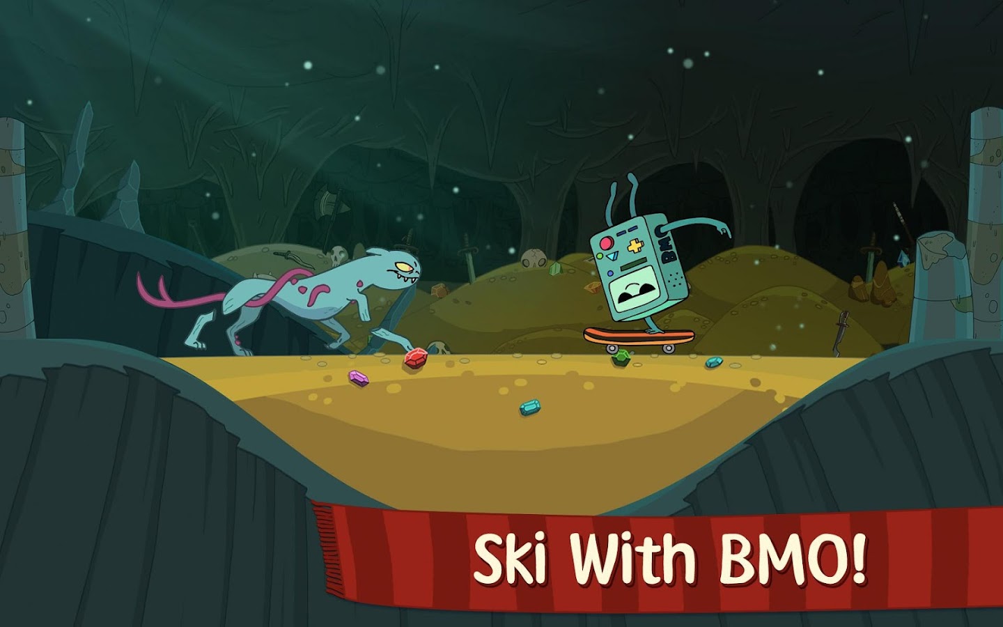 Ski Safari Adventure Time screenshot