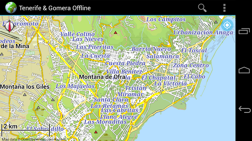 Offline Map Tenerife &amp; Gomera Screen 2