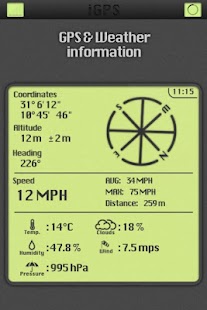 iGPS - GPS & Weather Screenshots 2