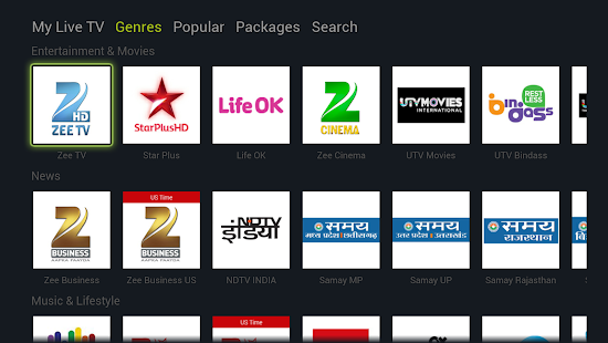 download YuppTV for GoogleTV free