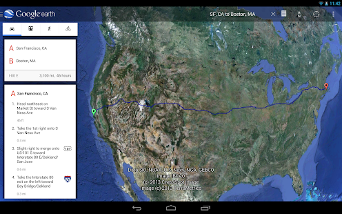 Google Earth - screenshot thumbnail