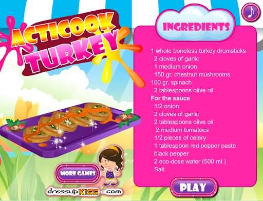 Cook turkey with acticook