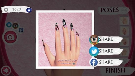 Cute Nail Art Designs Game 3D Screenshots 5