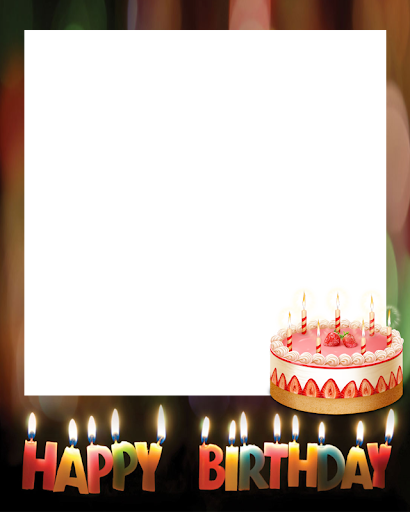 Birthday Cake Photo Frame