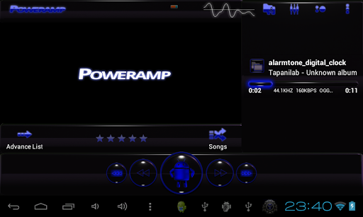 免費下載音樂APP|poweramp skin android blue app開箱文|APP開箱王