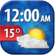 Cool Weather Clock Widget  Icon