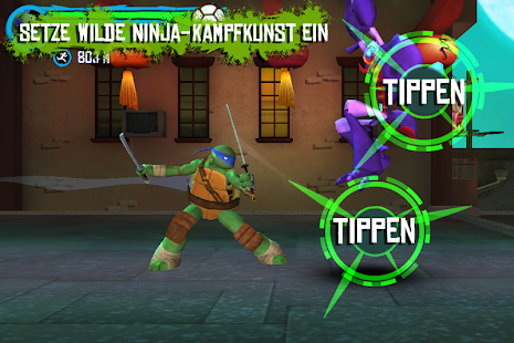 TMNT : Rooftop Run apk cracked download - screenshot thumbnail
