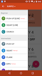 31-Day Training (Squat,Plank) poster 2
