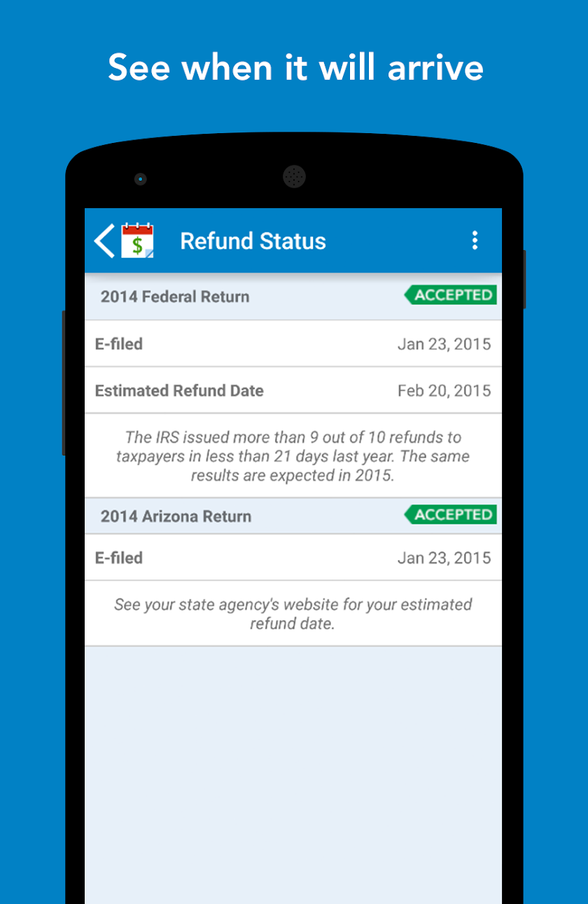 MyTaxRefund by TurboTax – Free Screen 3