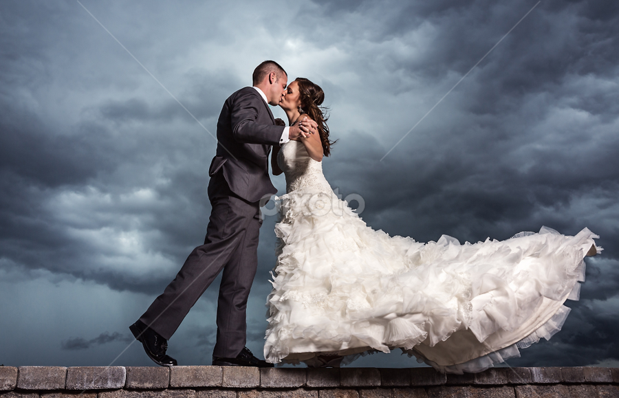by Justin Harris - Wedding Bride & Groom