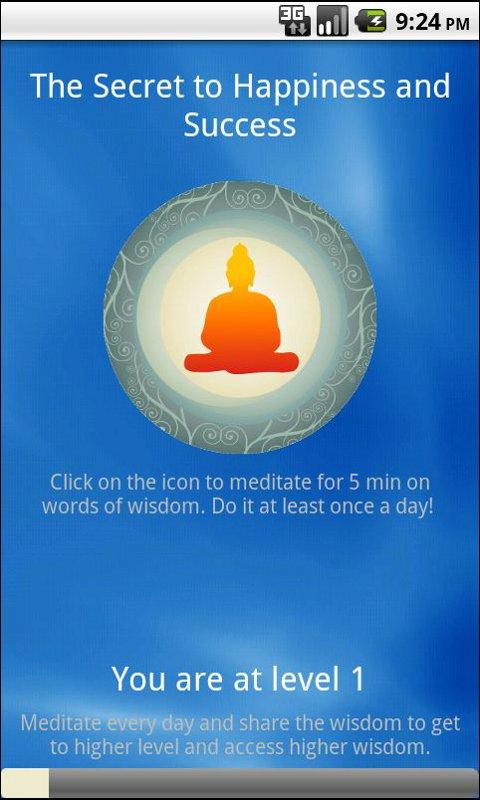 Android application Buddhist Meditation Trainer screenshort