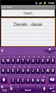 Download SlideIT Danish Pack APK