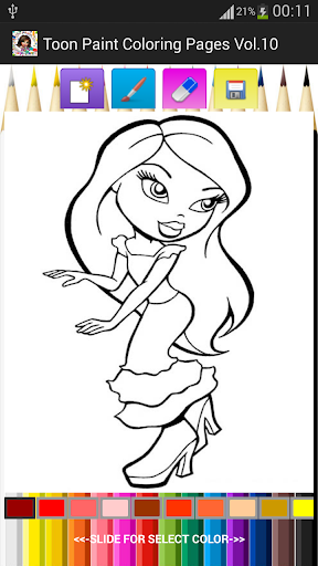 Toon Paint Coloring Pages V.10