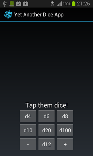 Yet Another Dice App