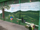 Mural Soachuno con Reciclaje Mas Escudo Del Municipio