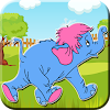 Elephant Coloring Kids Color